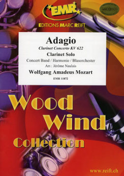 Musiknoten Adagio (Clarinet Concerto KV 622), W.A. Mozart