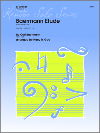 Musiknoten Baermann Etude - Clarinet Solo, Baermann/Gee
