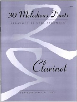 Musiknoten 30 Melodious Duets - Clarinet Duet, Various/Strommen