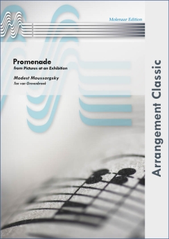 Musiknoten Promenade from Pictures at an Exhibiton, Modest Mussorgsky /Ton van Grevenbroek