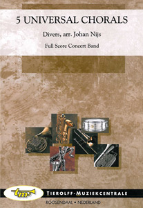 Musiknoten 5 Universal Chorals, Diverse/Johan Nijs