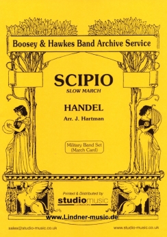 Musiknoten Scipio (Slow March), Handel/Hartman