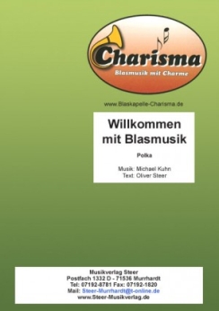 Musiknoten Willkommen Mit Blasmusik, Michael Kuhn