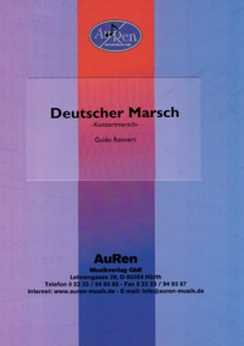 Musiknoten Deutscher Marsch, Guido Rennert