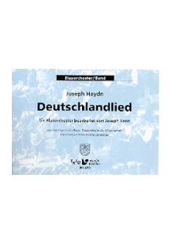 Musiknoten Deutschlandlied, Joseph Haydn /Joseph Kanz