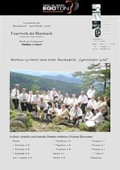 Musiknoten Feuerwerk der Blasmusik (Solistisches Polka-Potpourri), Mathias Gronert