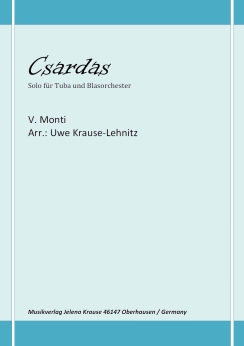 Musiknoten Csardas, V.Monti/Uwe Krause-Lehnitz
