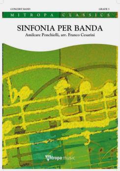 Musiknoten Sinfonia per Banda, Amilcare Ponchielli /Franco Cesarini