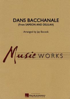 Musiknoten Danse Bacchanale, Camille Saint-Saëns /Jay Bocook
