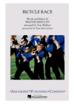 Musiknoten Bicycle Race, Freddie Mercury/Tom Wallace - Marching Band