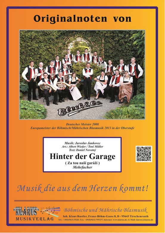 Musiknoten Hinter der Garage, Jankovec/Wieder/Müller, Novotny