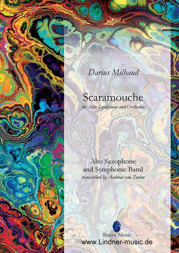 Musiknoten Scaramouche, Darius Milhaud/Andreas van Zoelen