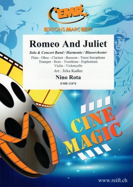 Musiknoten Romeo And Juliet, Nino Rota/  Jirka Kadlec