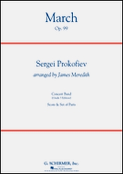 Musiknoten March, Op. 99, Sergei Prokofiev/James Meredith