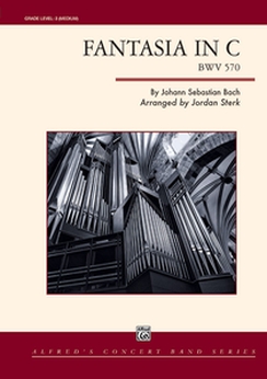 Musiknoten Fantasia in C, Johann Sebastian Bach/Jordan Sterk