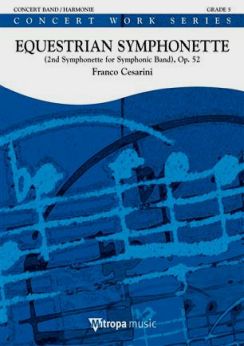 Musiknoten Equestrian Symphonette, Franco Cesarini