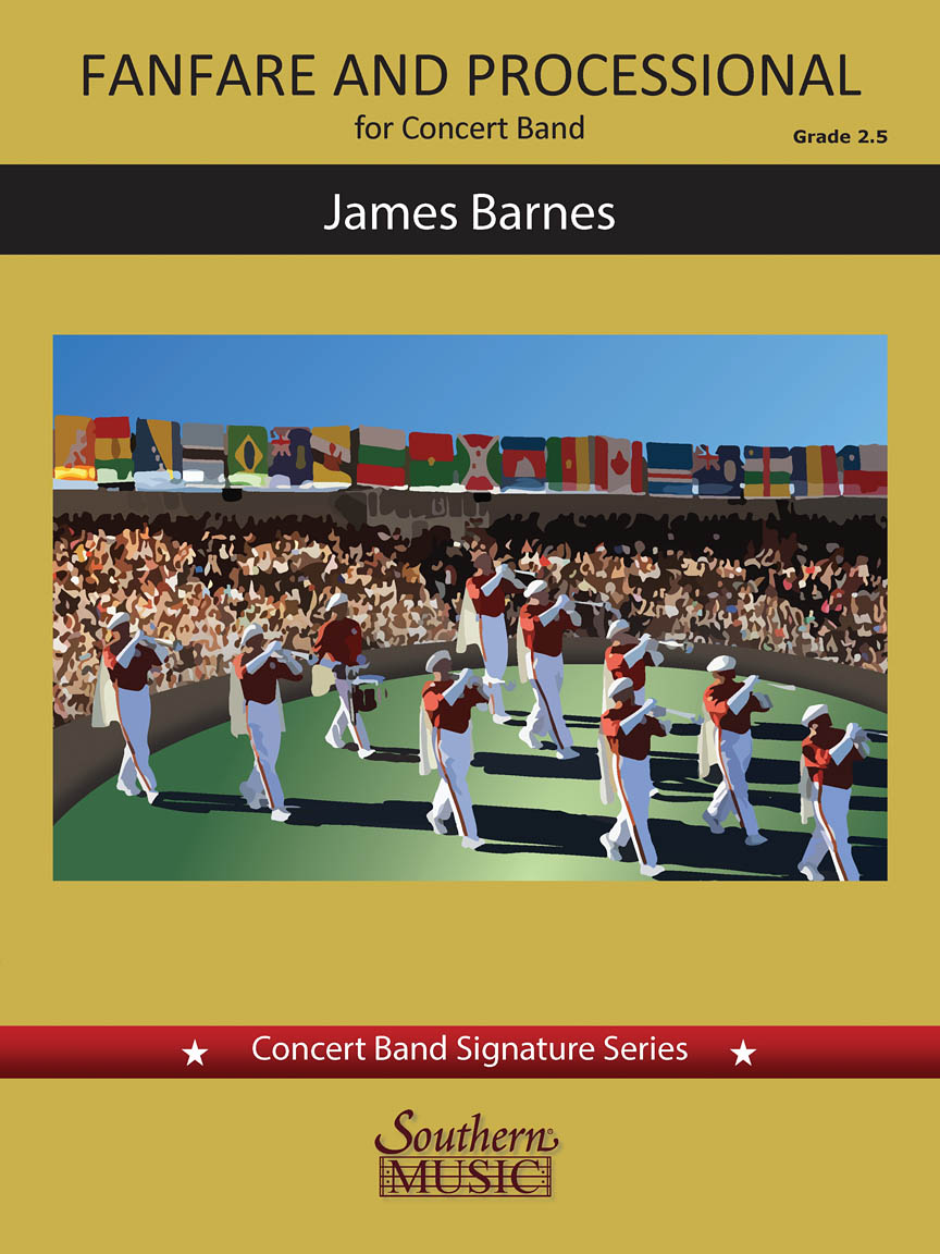 Musiknoten Fanfare and Processional, James Barnes