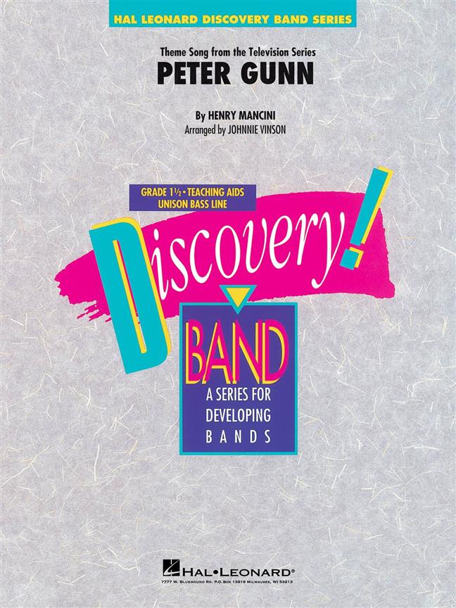 Musiknoten Peter Gunn, Henry Mancini/Johnnie Vinson