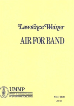 Musiknoten Air for Band, Lawrence Weiner