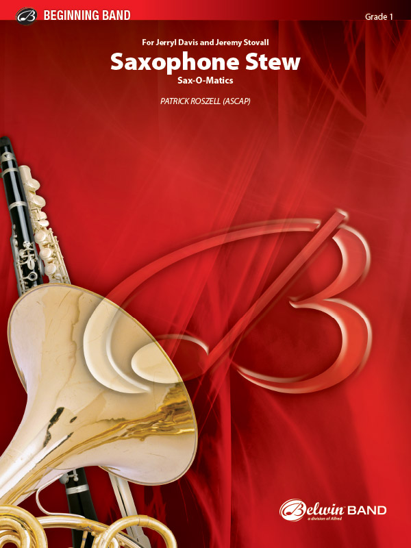 Musiknoten Saxophone Stew, Patrick Roszell