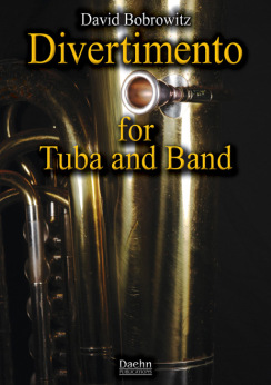 Musiknoten Divertimento for Tuba and Band , David Bobrowitz