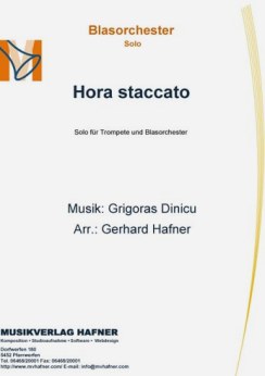 Musiknoten Hora staccato, Grigoras Dinicu /Gerhard Hafner