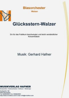 Musiknoten Glücksstern-Walzer, Gerhard Hafner