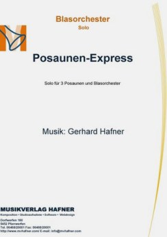 Musiknoten Posaunen-Express, Gerhard Hafner