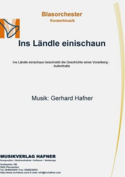 Musiknoten Ins Ländle einischaun, Gerhard Hafner