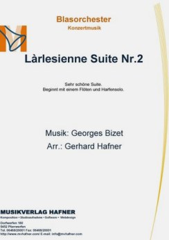 Musiknoten LA rlesienne Suite Nr.2, Georges Bizet /Gerhard Hafner