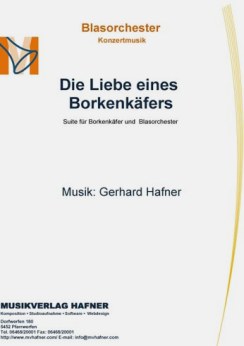 Musiknoten Die Liebe eines Borkenkäfers, Gerhard Hafner