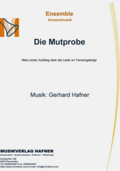Musiknoten Die Mutprobe, Gerhard Hafner
