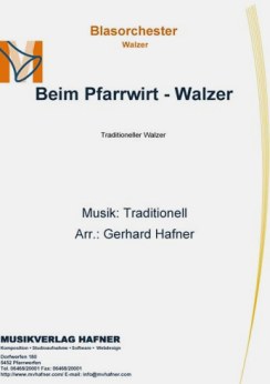Musiknoten Beim Pfarrwirt - Walzer, Traditionell /Gerhard Hafner