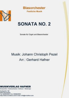 Musiknoten SONATA NO. 2, Johann Christoph Pezel /Gerhard Hafner