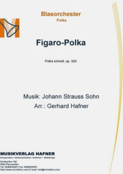Musiknoten Figaro-Polka, Johann Strauss Sohn /Gerhard Hafner