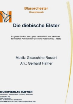 Musiknoten Die diebische Elster, Gioacchino Rossini /Gerhard Hafner