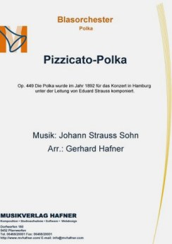 Musiknoten Pizzicato-Polka, Johann Strauss Sohn /Gerhard Hafner