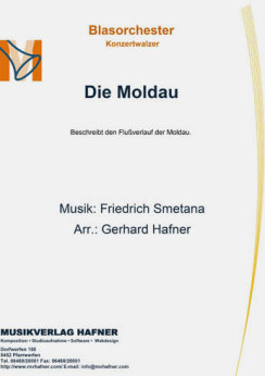 Musiknoten Die Moldau, Friedrich Smetana /Gerhard Hafner