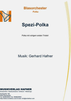 Musiknoten Spezi-Polka, Gerhard Hafner