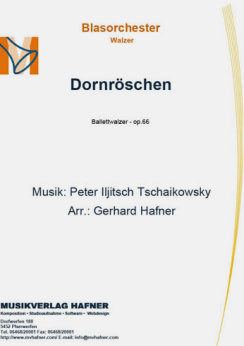 Musiknoten Dornröschen, Peter Iljitsch Tschaikowsky /Gerhard Hafner