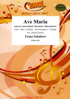 Musiknoten Ave Maria, Franz Schubert/Naulais