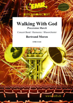 Musiknoten Walking With God, Bertrand Moren