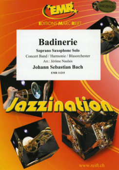 Musiknoten Badinerie, Johann Sebastian Bach/Naulais
