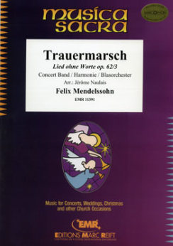 Musiknoten Trauermarsch, Felix Mendelssohn/Naulais