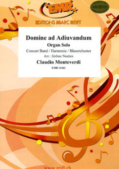 Musiknoten Domine ad Adiuvandum, Claudio Monteverdi/Naulais