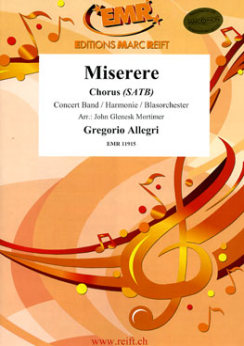 Musiknoten Miserere, Gregorio Allegri/Mortimer