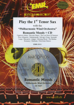 Musiknoten Play The 1st Tenor Saxophone - Romantic Moods (mit CD), Various