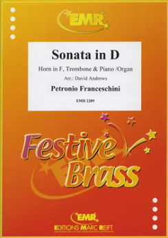 Musiknoten Sonata in D, Petronio Franceschini/Andrews