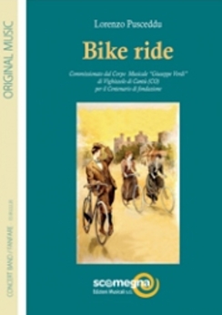 Musiknoten Bike Ride , Lorenzo Pusceddu Musiknoten Bike Ride , Lorenzo Pusceddu
