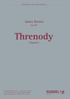 Musiknoten Threnody, James Barnes